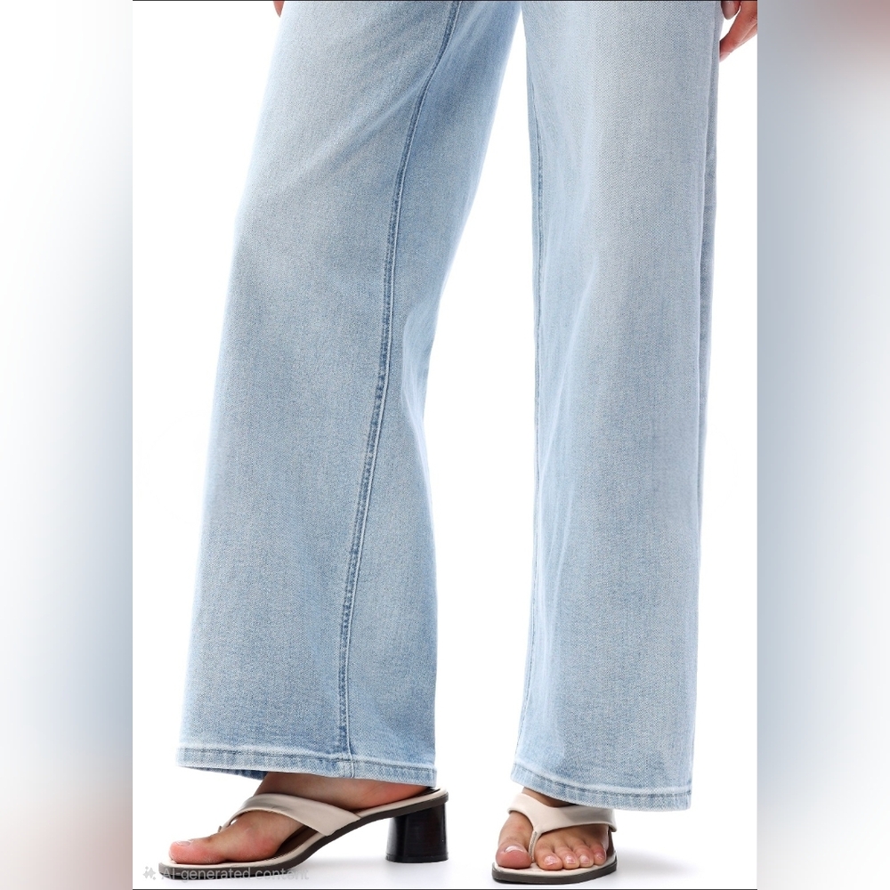 Oneso Mid Rise Wide Leg Jeans Various Sizes - Picture 6 of 16